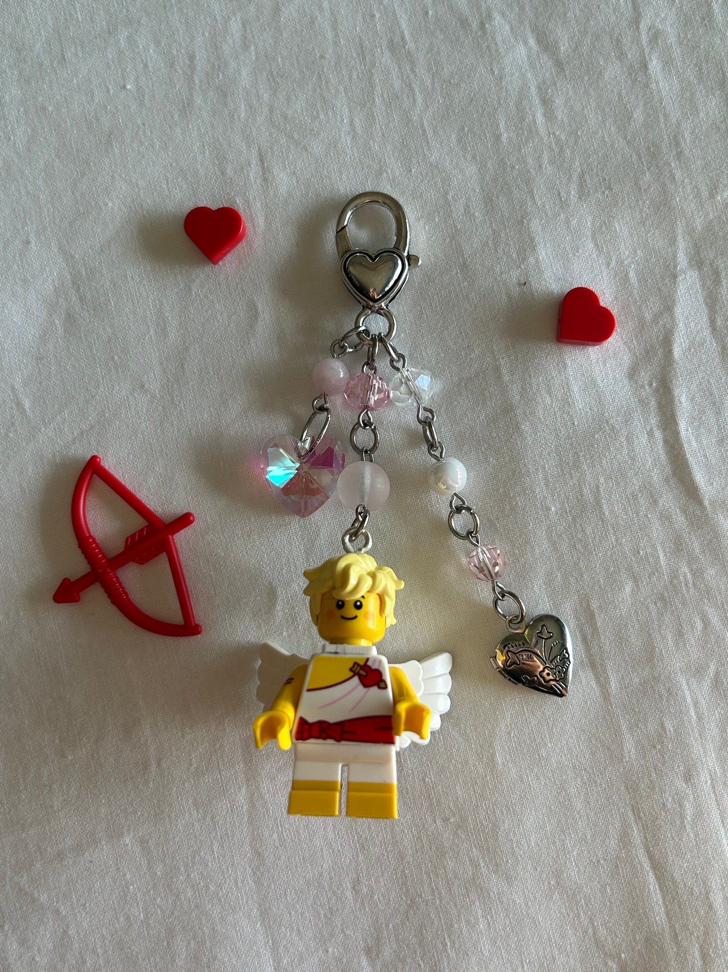 cupid lego keychains