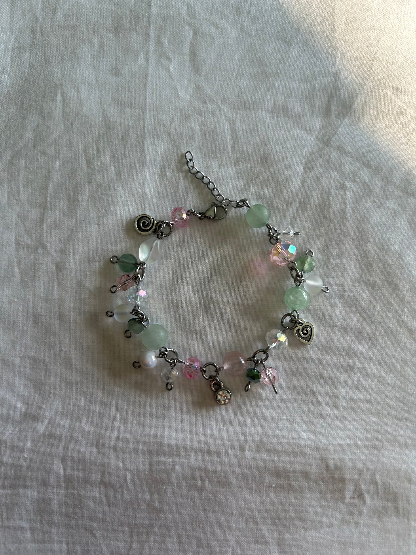 clustered bracelets