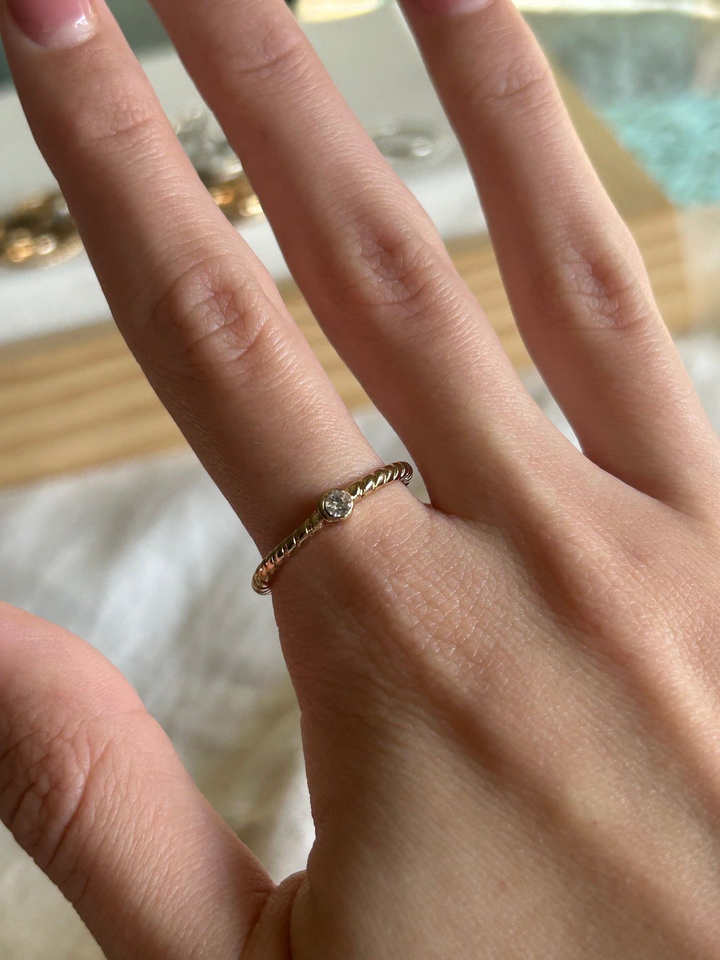 gold ring {size 8}