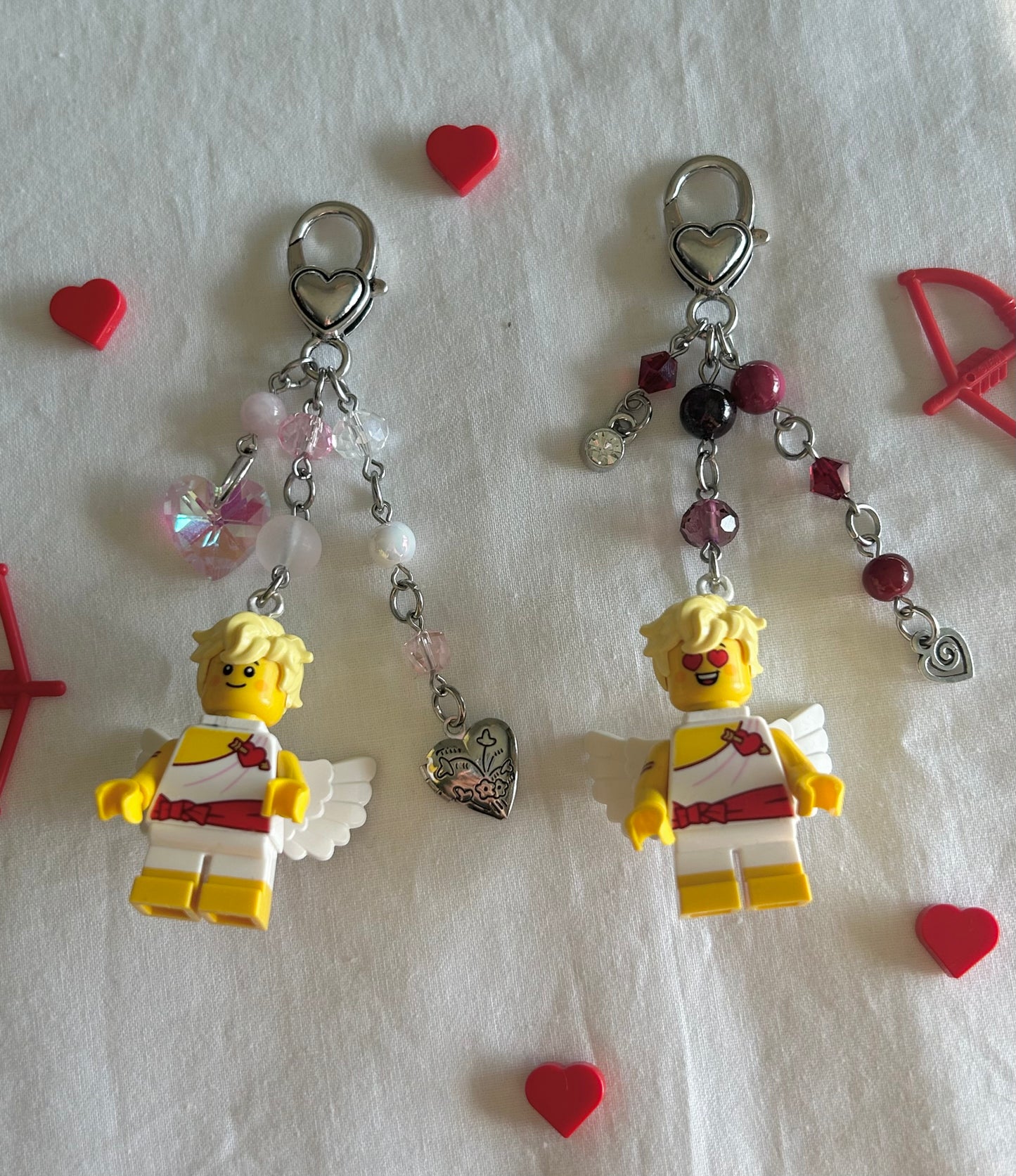 cupid lego keychains