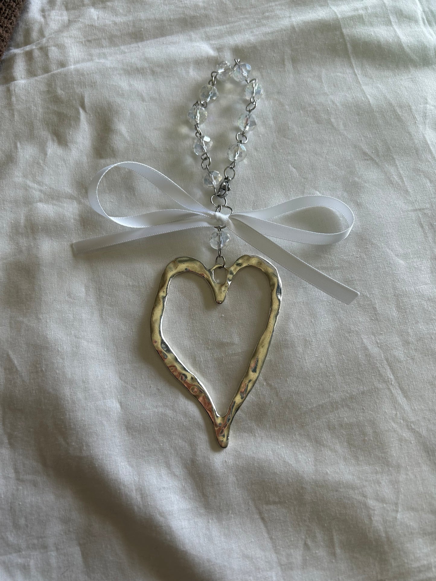 heart/bow bag accessory