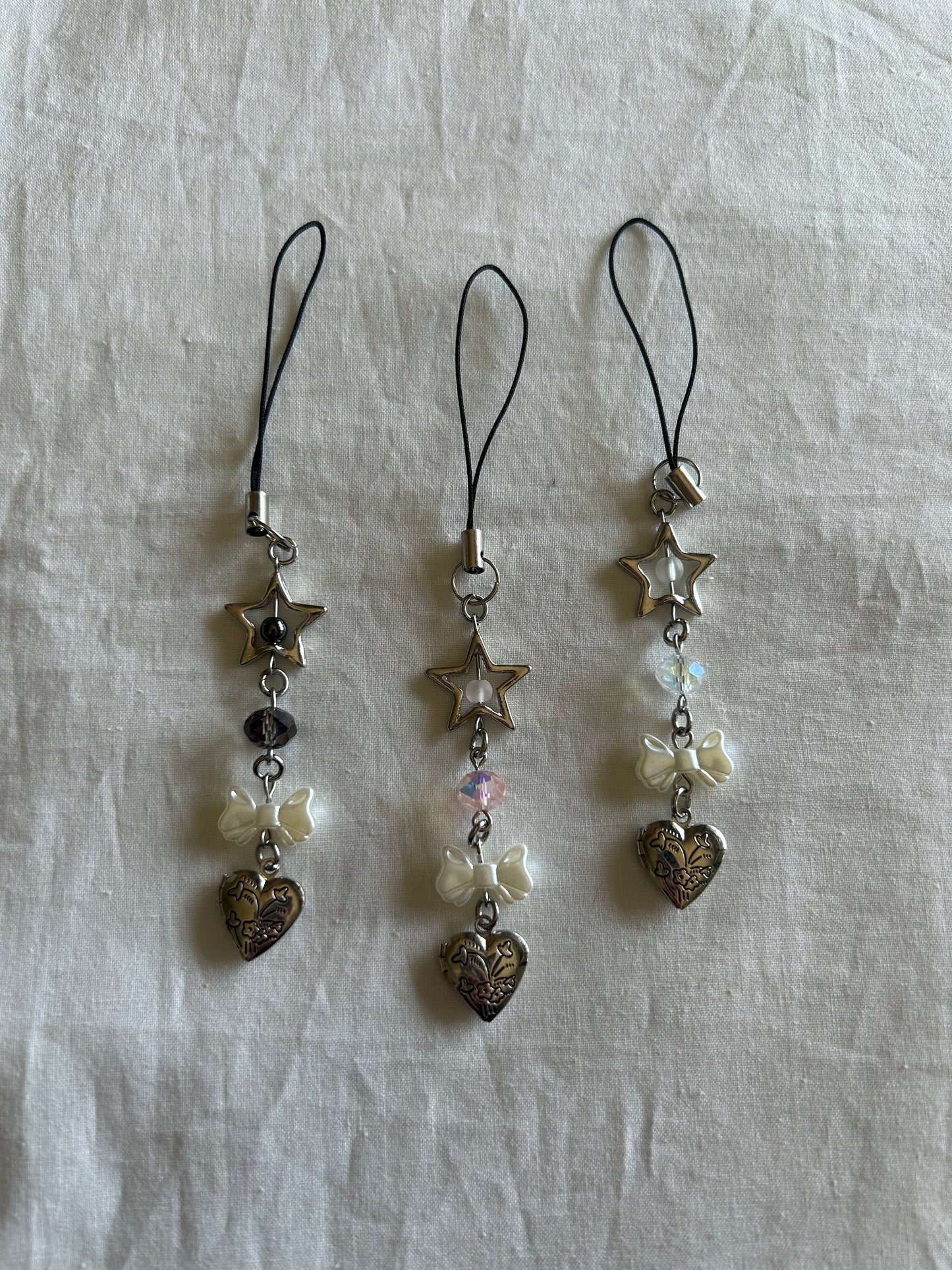 mini locket phone charms