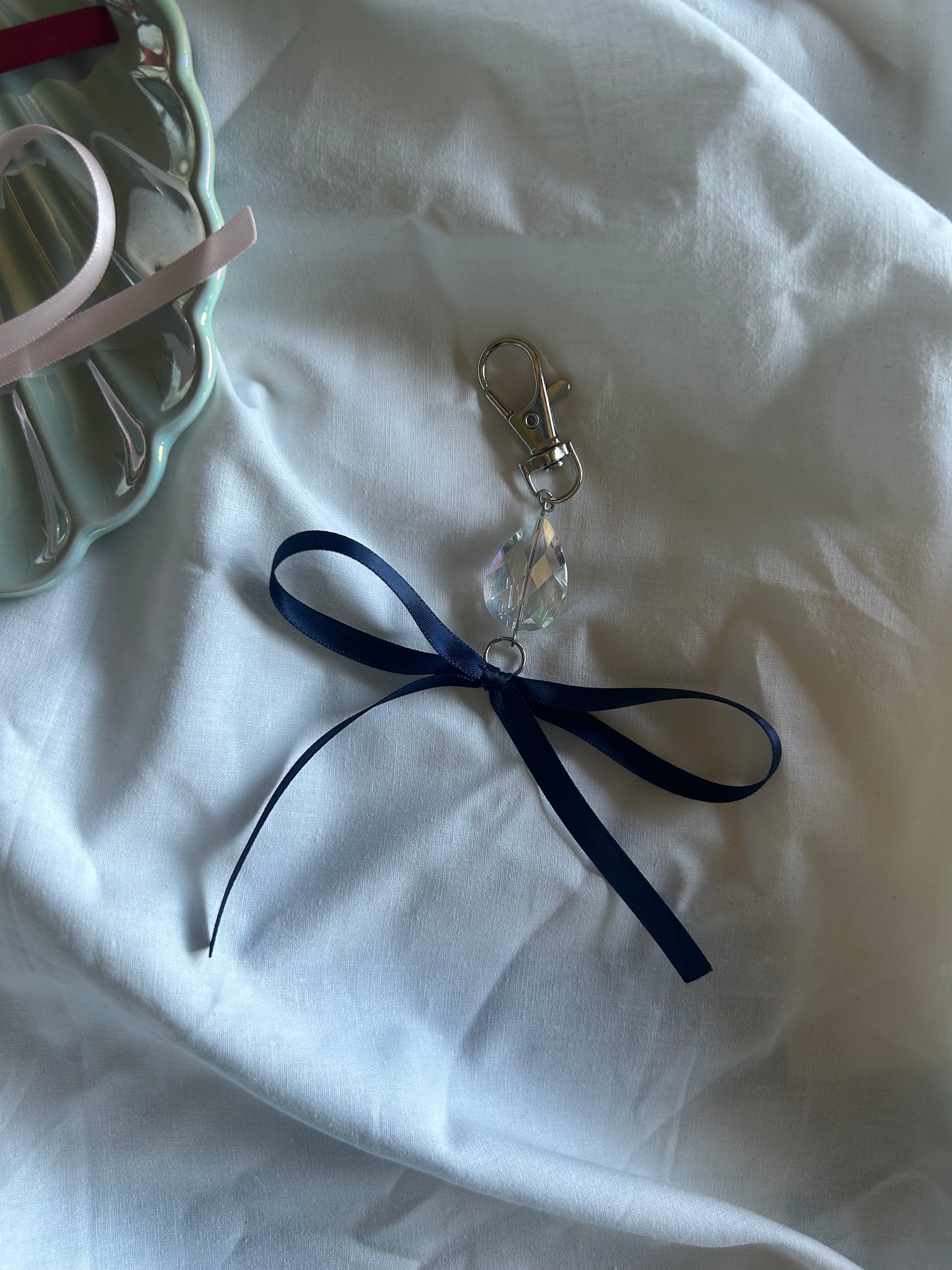 simple bow keychains