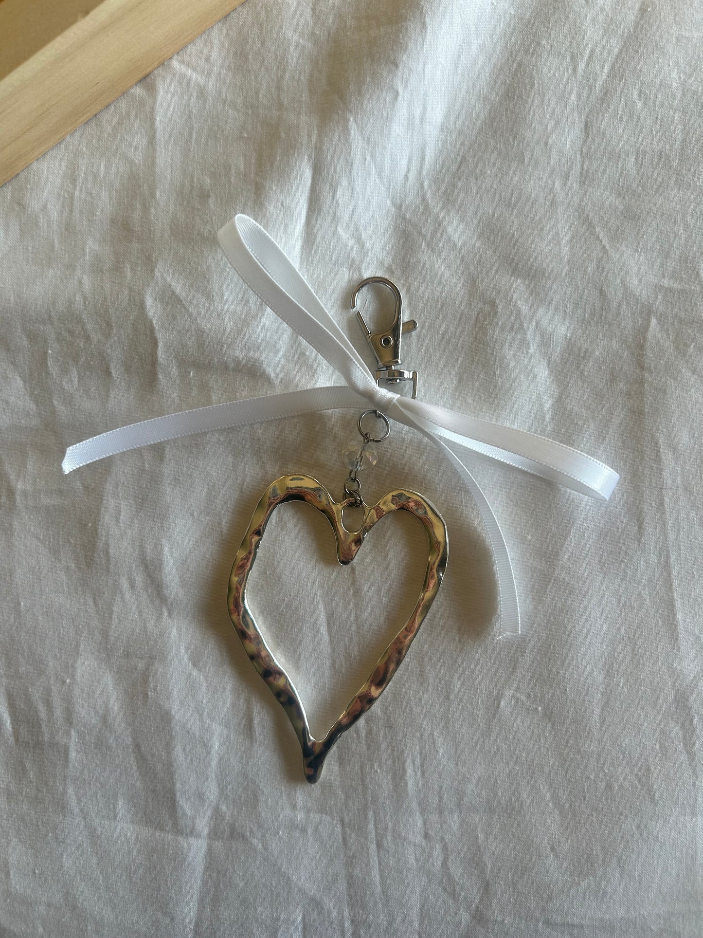 heart/bow keychains