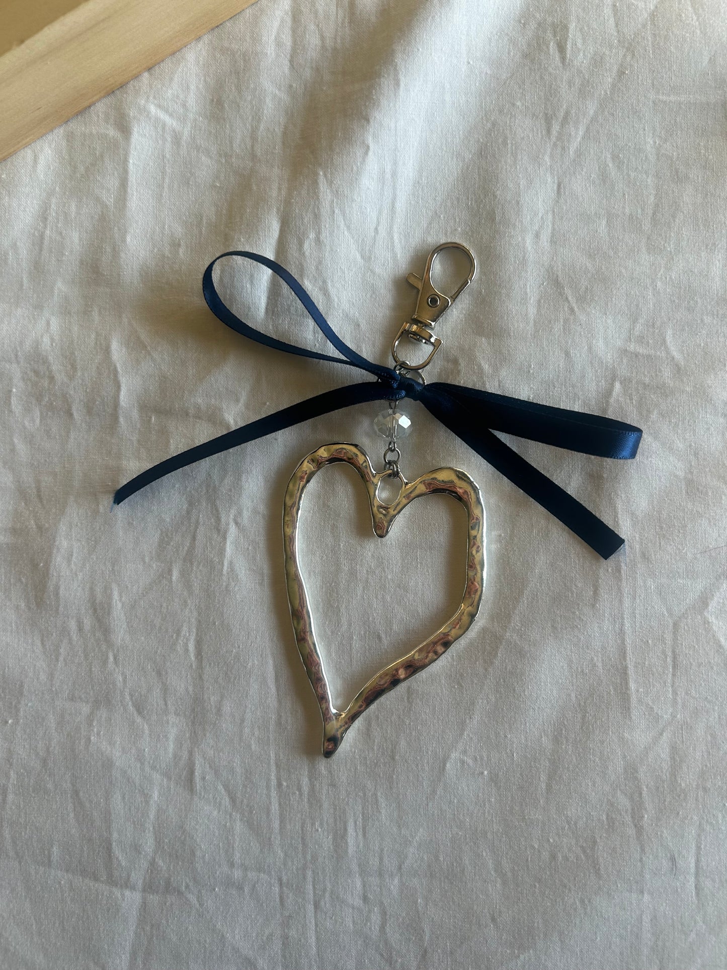 heart/bow keychains