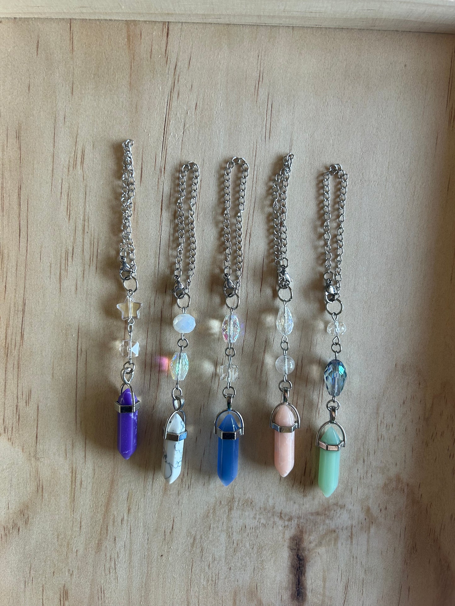 crystal car charms