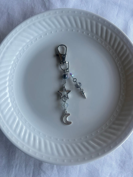 cyber moon keychain