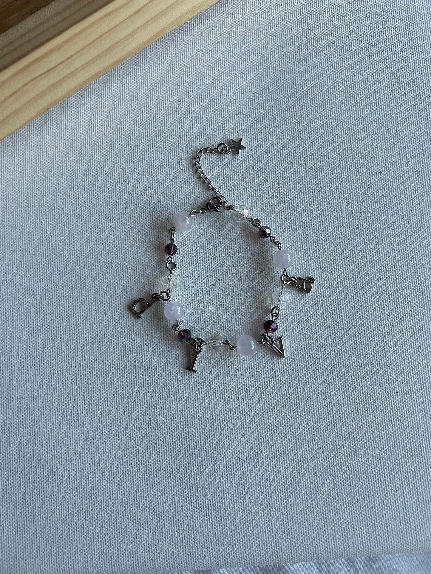 word charm bracelets!