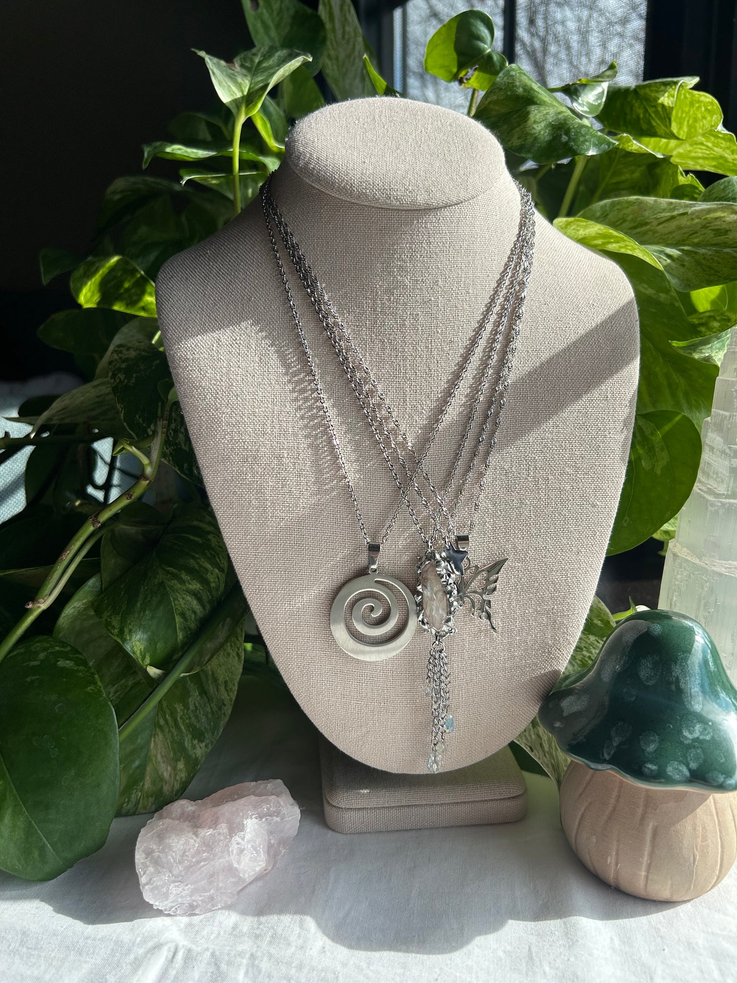 basic chain & charm necklaces