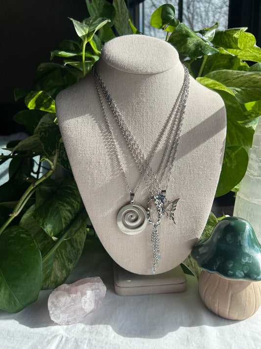 basic chain & charm necklaces